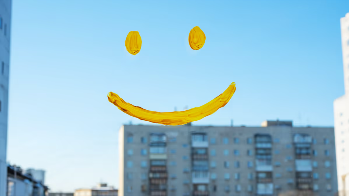 Happiness is the Solution - Whether at work, at school, or in the car.