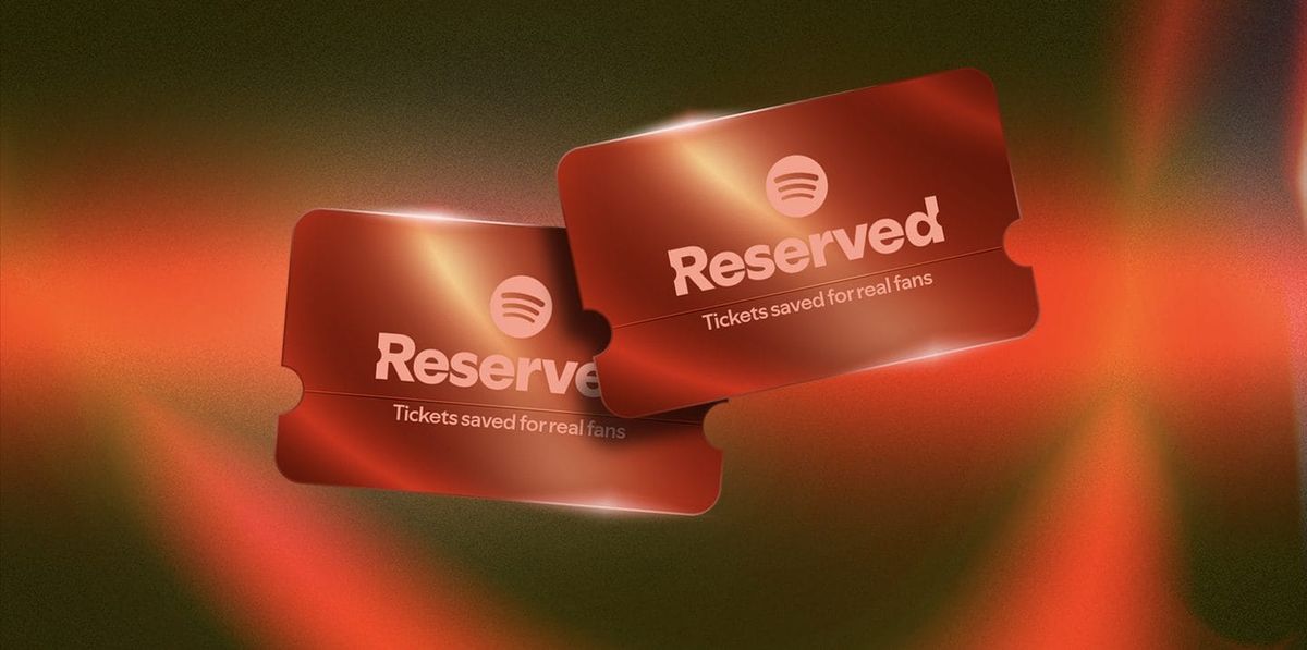 Spotify Reserves Concert Tickets For Fans