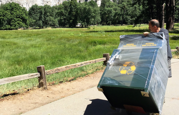 Relocating waste bins to reduce littering