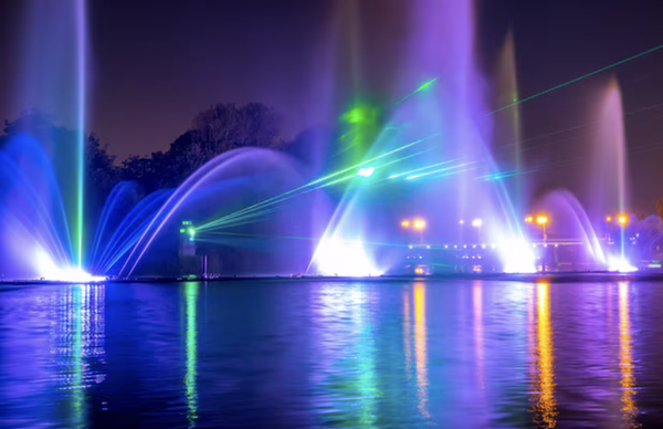 Water Curtain Projection
