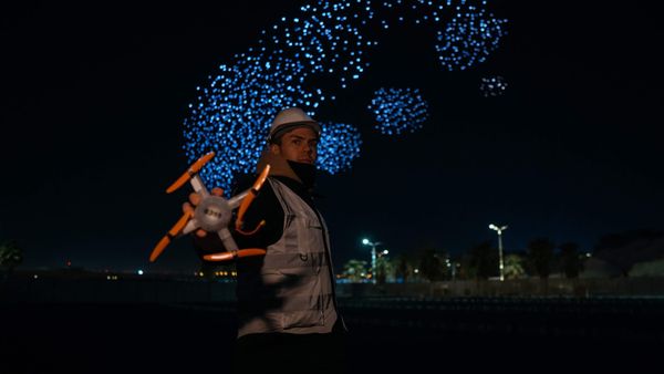 Drones are Flying Up, Fireworks Are Going Down