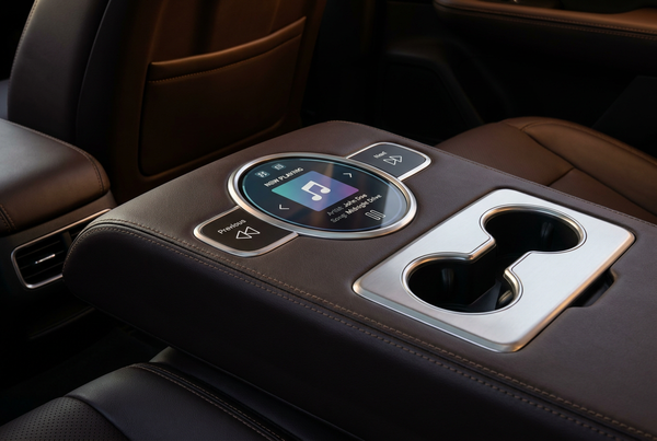 Back Seat Control Panel