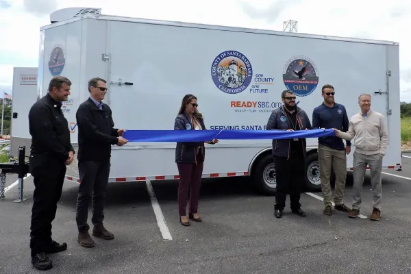 Santa Barbara County Unveils ‘New Toy’: The Nanogrid Emergency Response Trailer