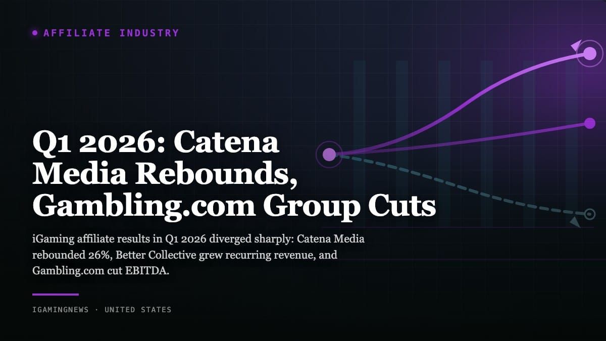 Q1 2026: Catena Media Rebounds, Gambling.com Group Cuts