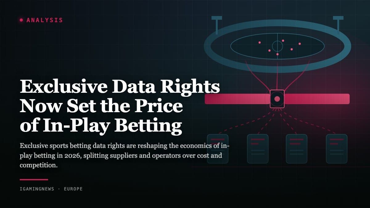 Exclusive Data Rights Now Set the Price of In-Play Betting