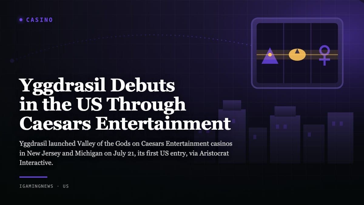 Yggdrasil Debuts in the US Through Caesars Entertainment