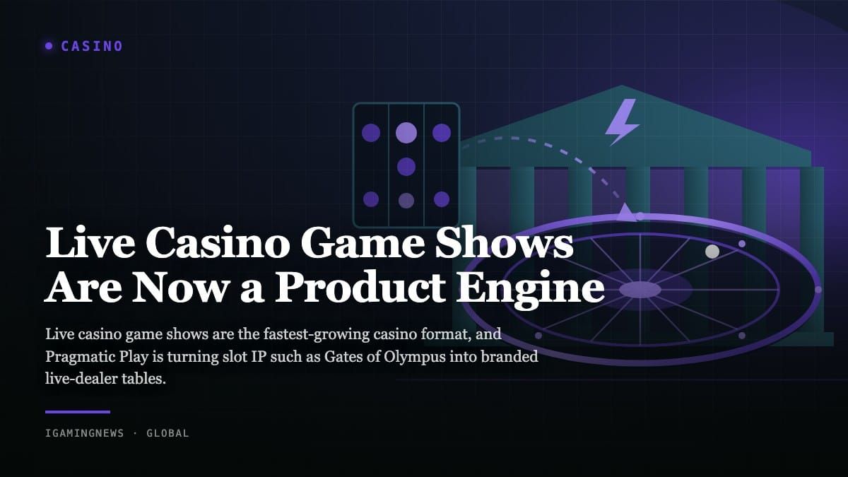 Live Casino Game Shows Are Now a Product Engine