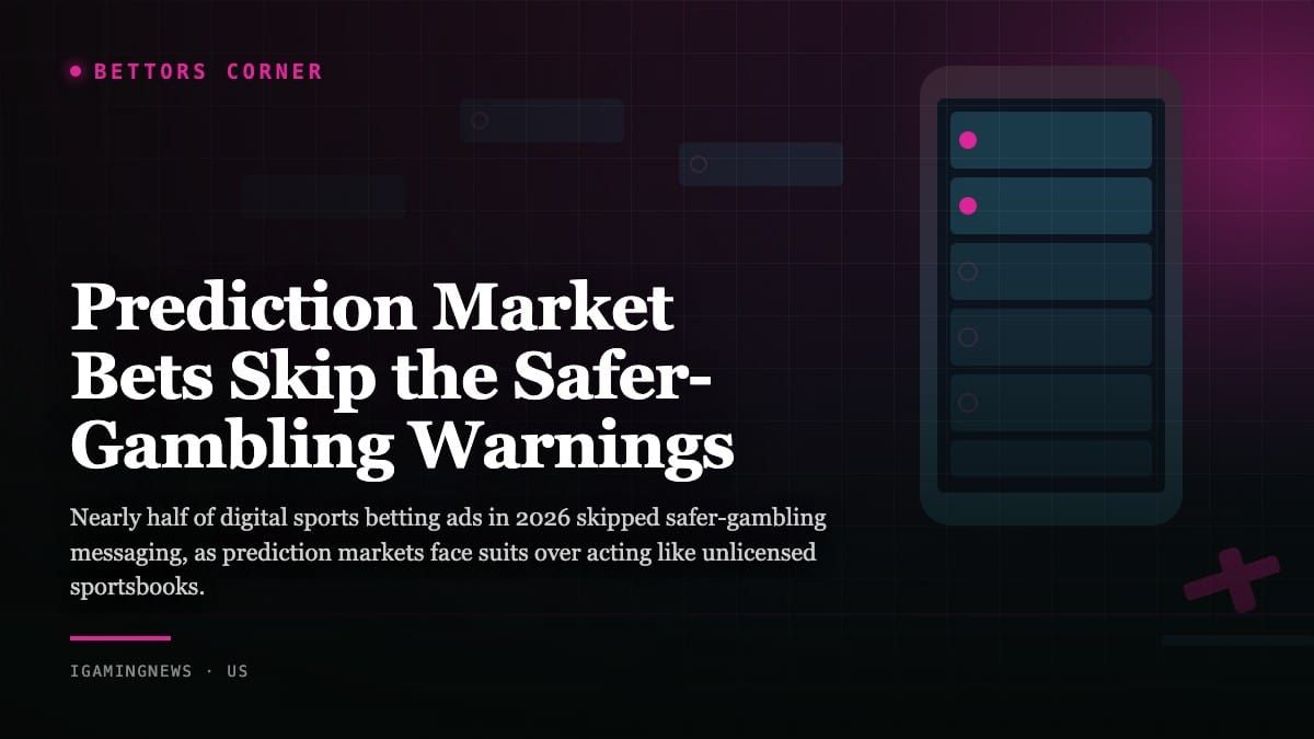 Prediction Market Bets Skip the Safer-Gambling Warnings