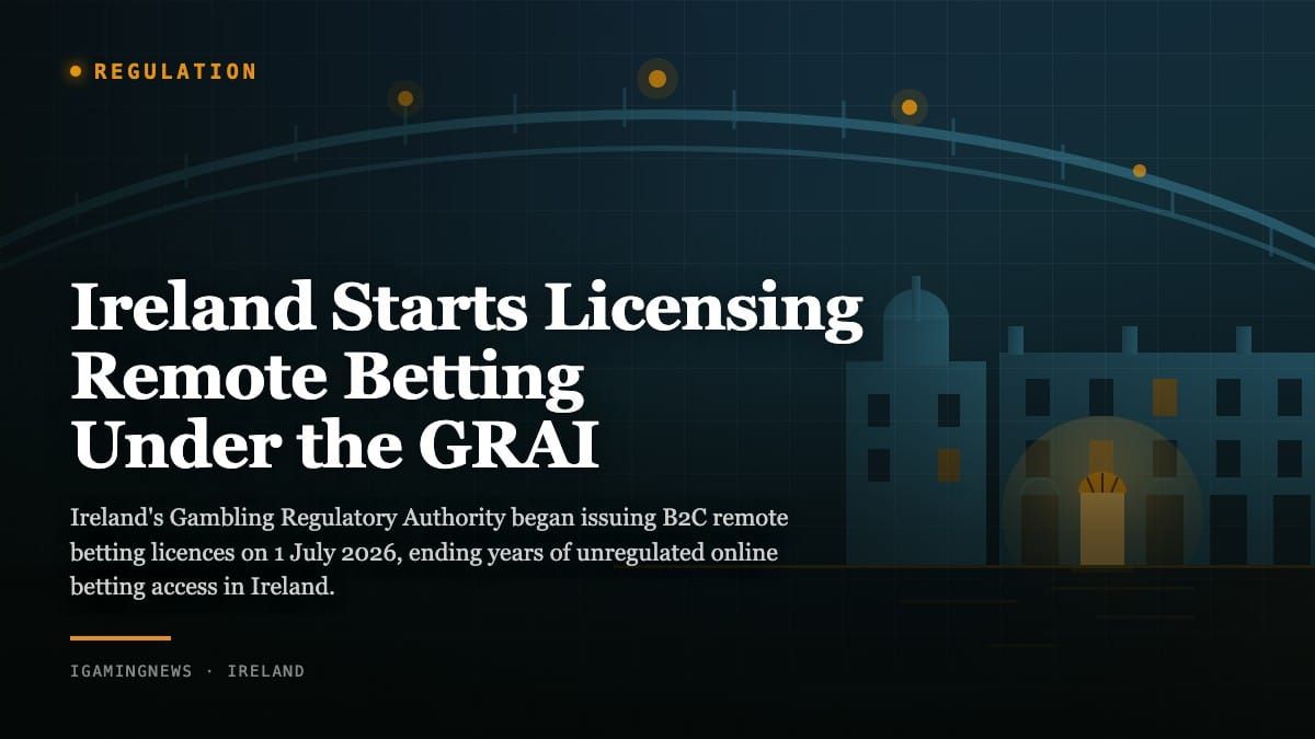 Ireland Starts Licensing Remote Betting Under the GRAI