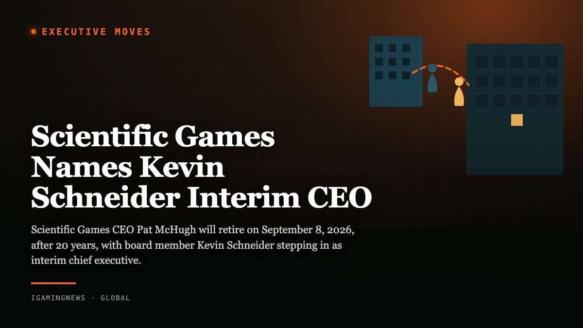 Scientific Games Names Kevin Schneider Interim CEO