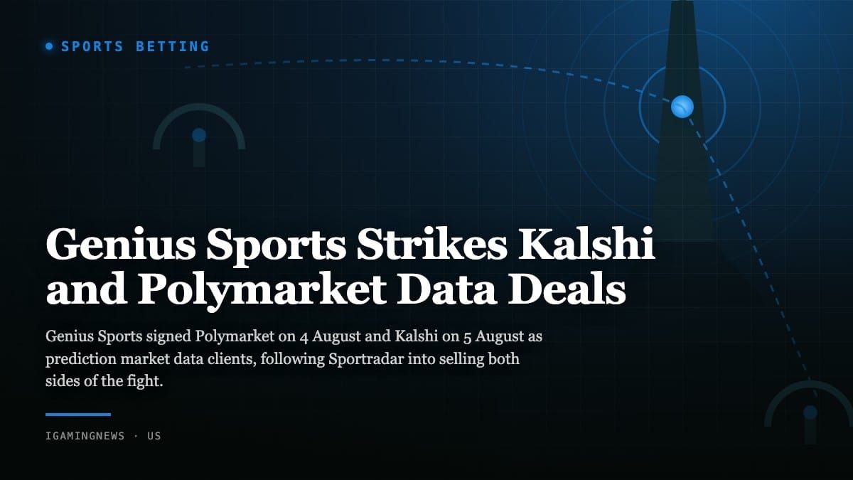 Genius Sports Strikes Kalshi and Polymarket Data Deals