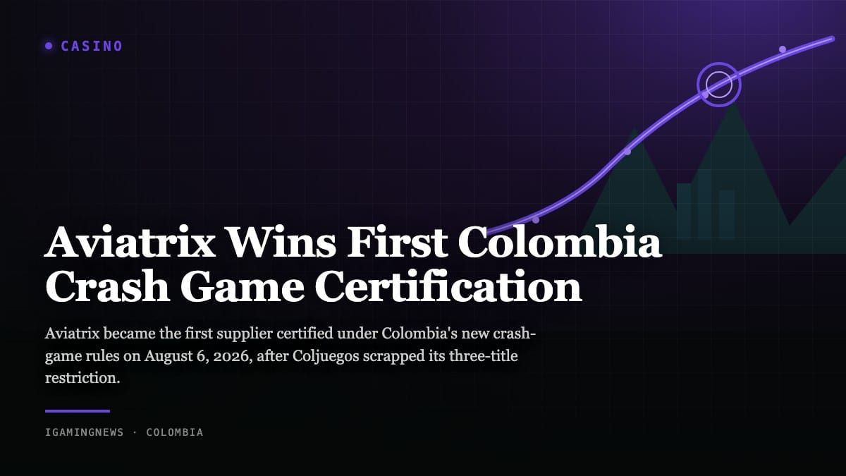 Aviatrix Wins First Colombia Crash Game Certification