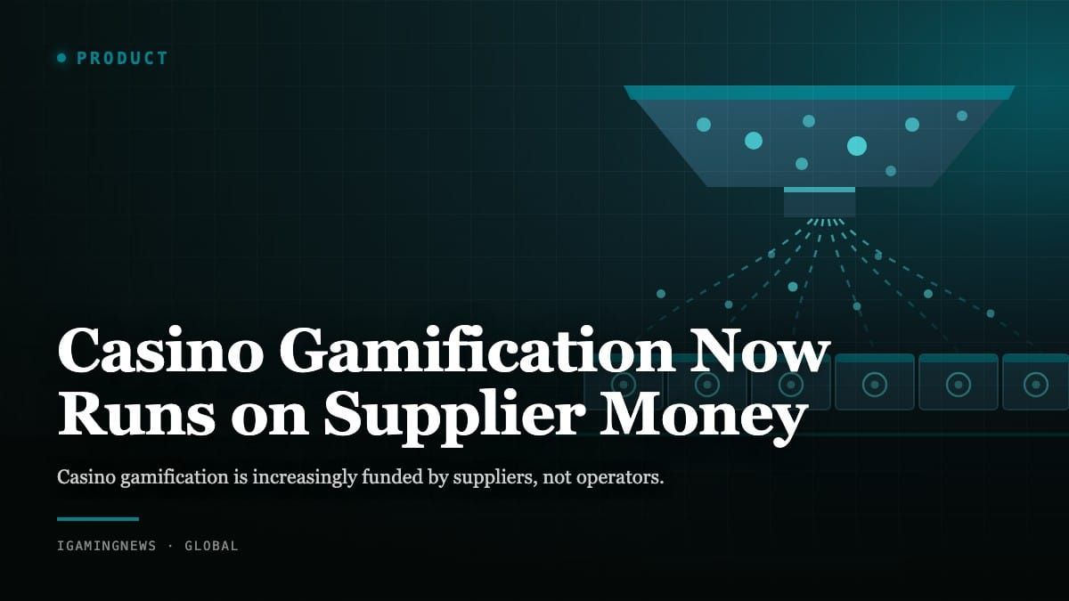 Casino Gamification Now Runs on Supplier Money