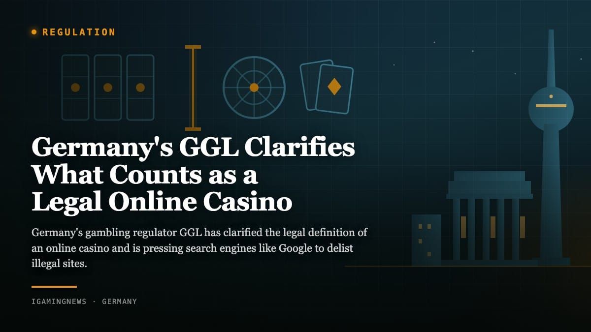 Germany's GGL Clarifies What Counts as a Legal Online Casino