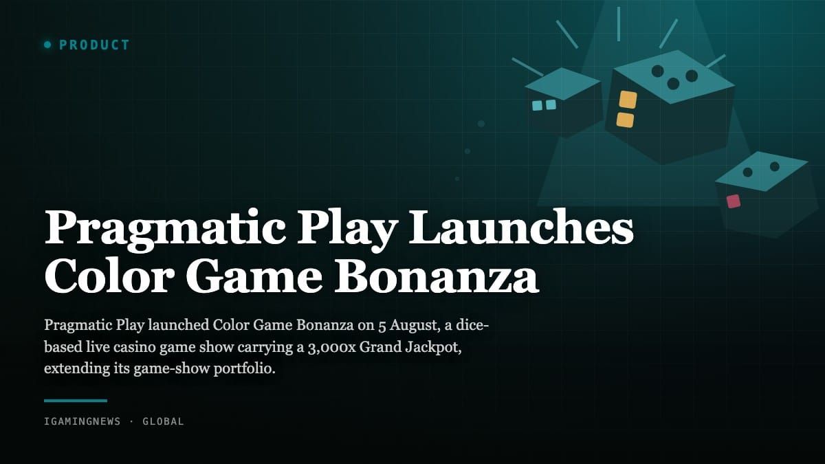 Pragmatic Play Launches Color Game Bonanza