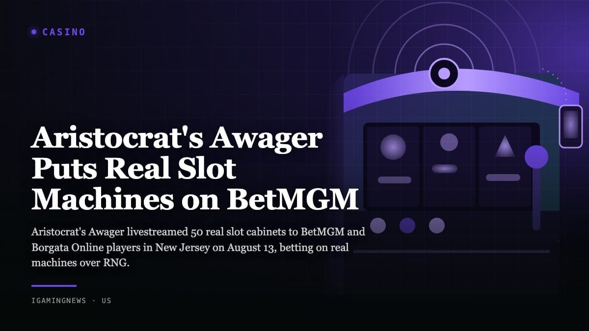 Aristocrat's Awager Puts Real Slot Machines on BetMGM
