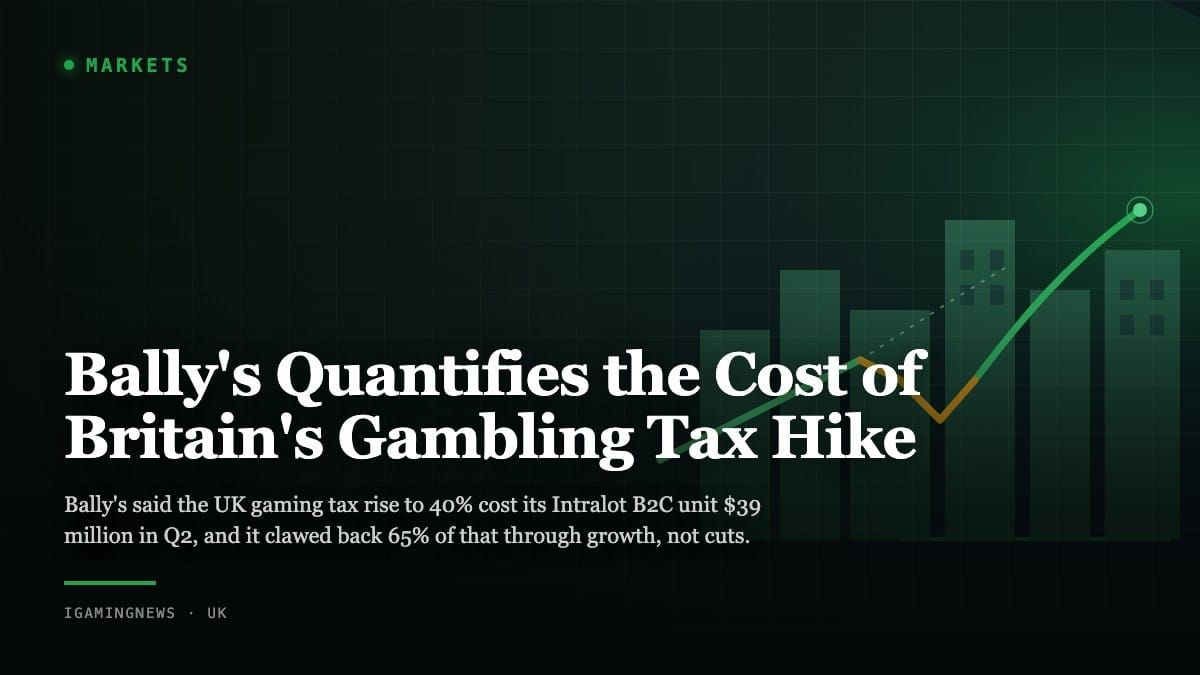 Bally's Quantifies the Cost of Britain's Gambling Tax Hike