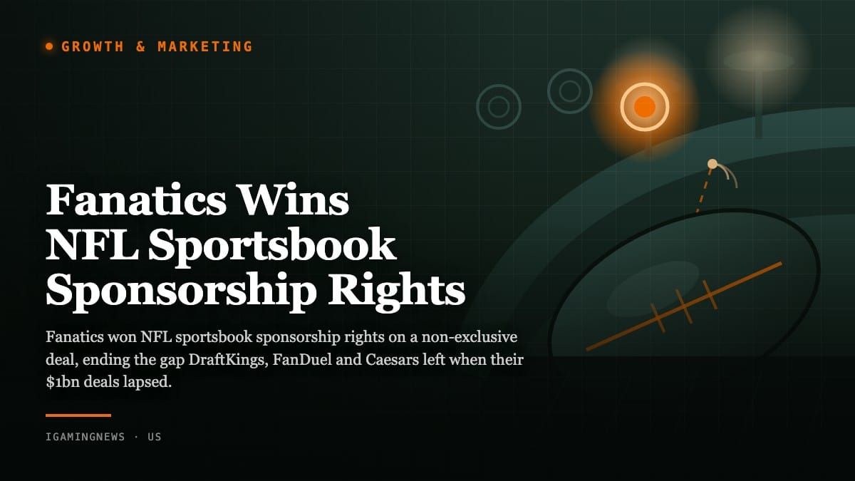 Fanatics Wins NFL Sportsbook Sponsorship Rights