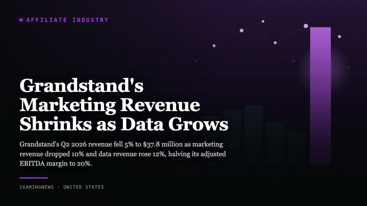 Grandstand's Marketing Revenue Shrinks as Data Grows