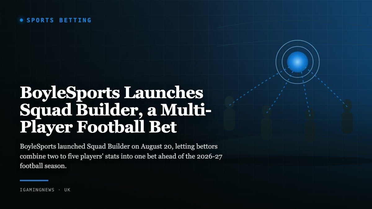 BoyleSports Launches Squad Builder, a Multi-Player Football Bet