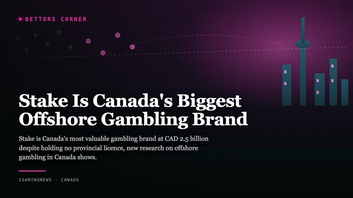 Stake Is Canada's Biggest Offshore Gambling Brand