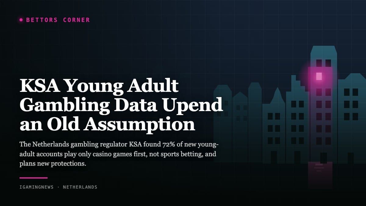 KSA Young Adult Gambling Data Upend an Old Assumption