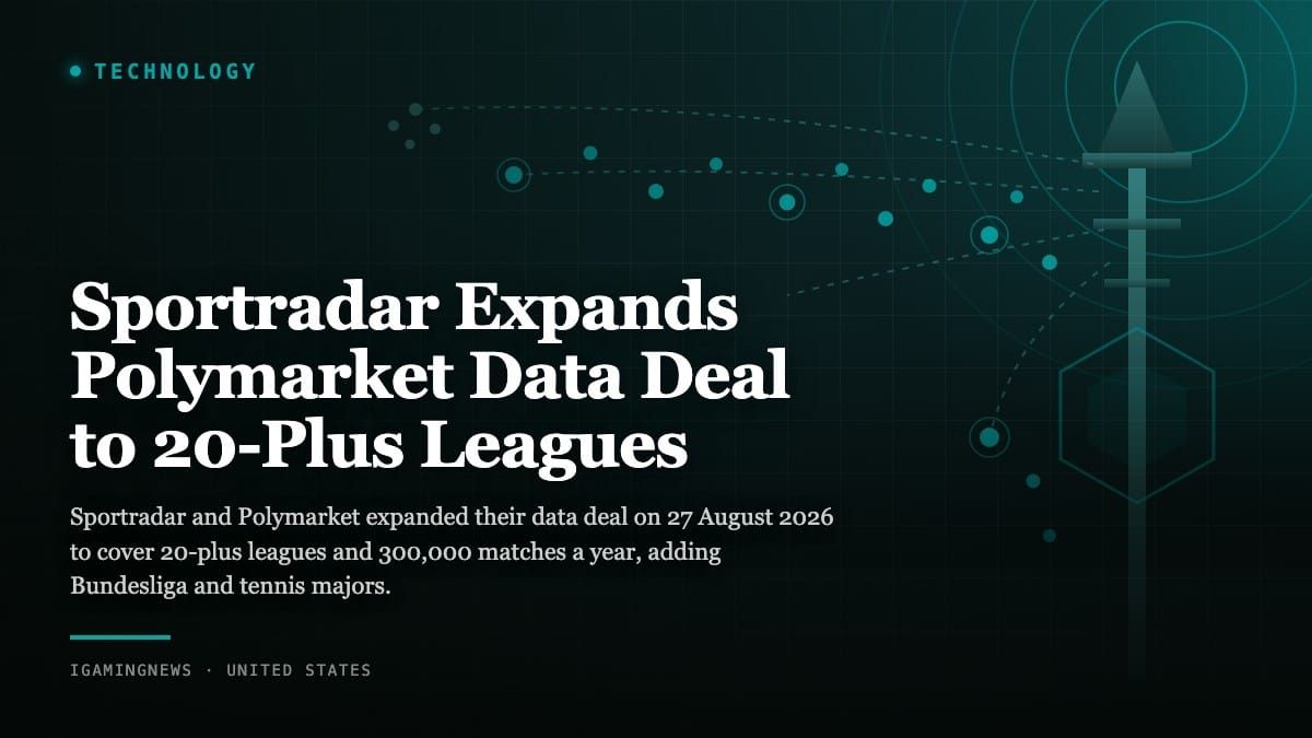 Sportradar Expands Polymarket Data Deal to 20-Plus Leagues