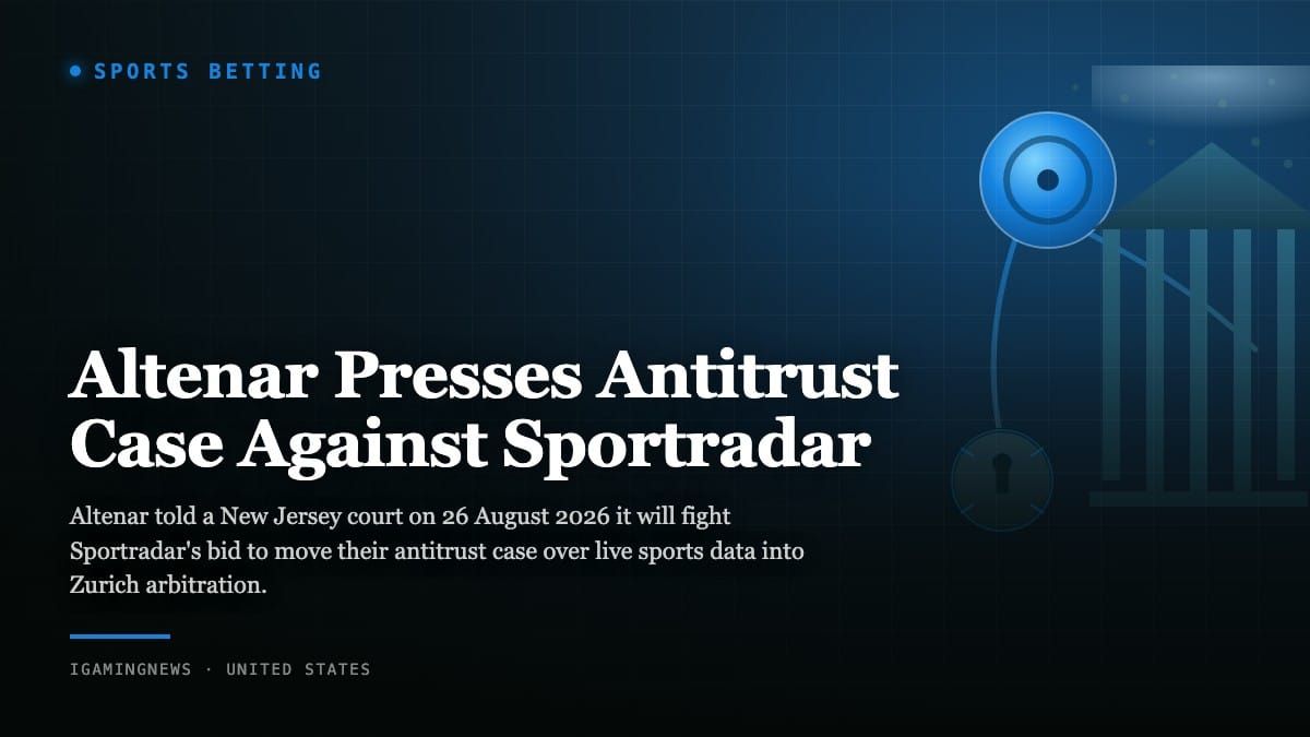 Altenar Presses Antitrust Case Against Sportradar