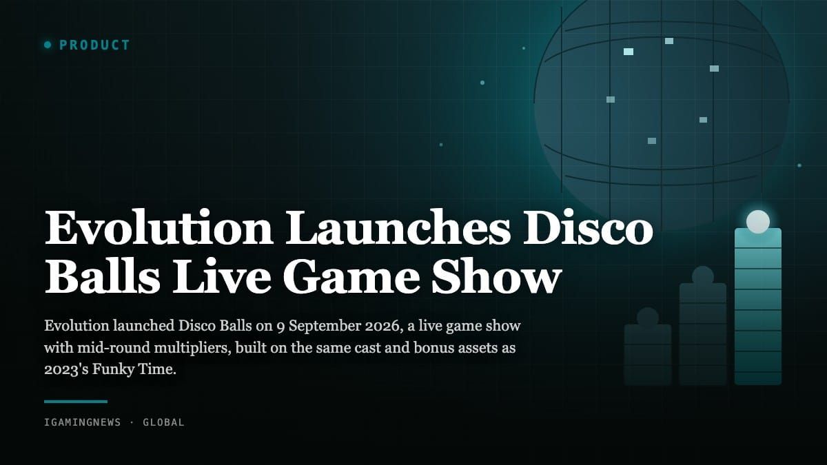 Evolution Launches Disco Balls Live Game Show