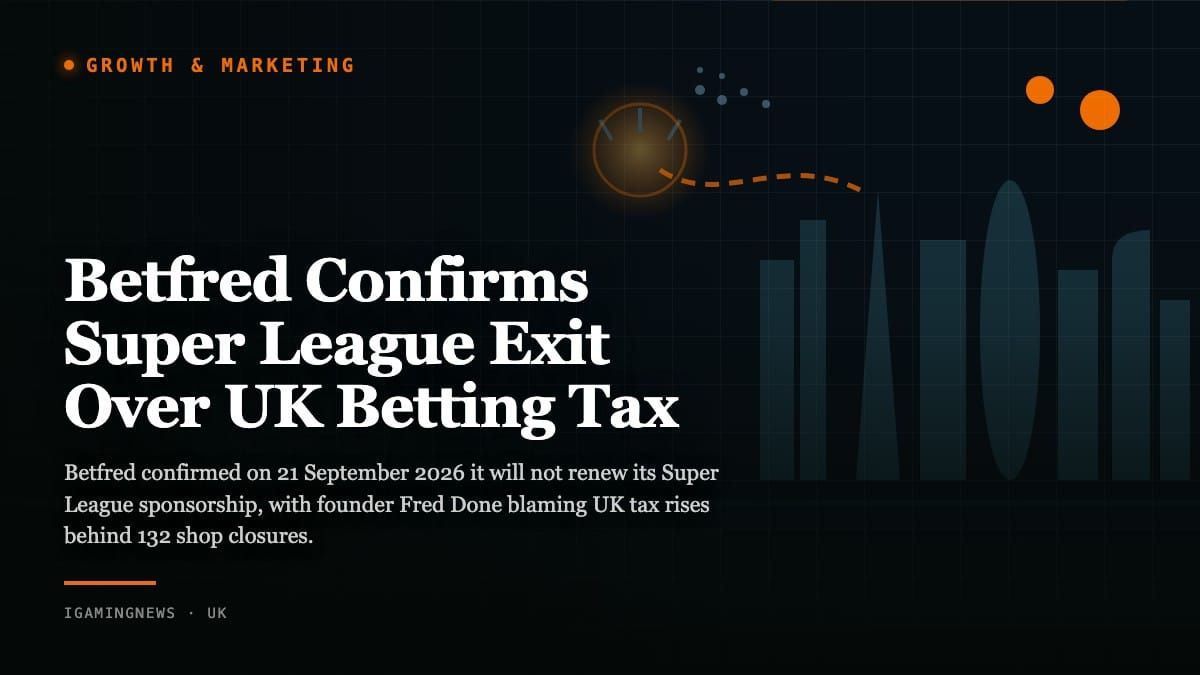 Betfred Confirms Super League Exit Over UK Betting Tax