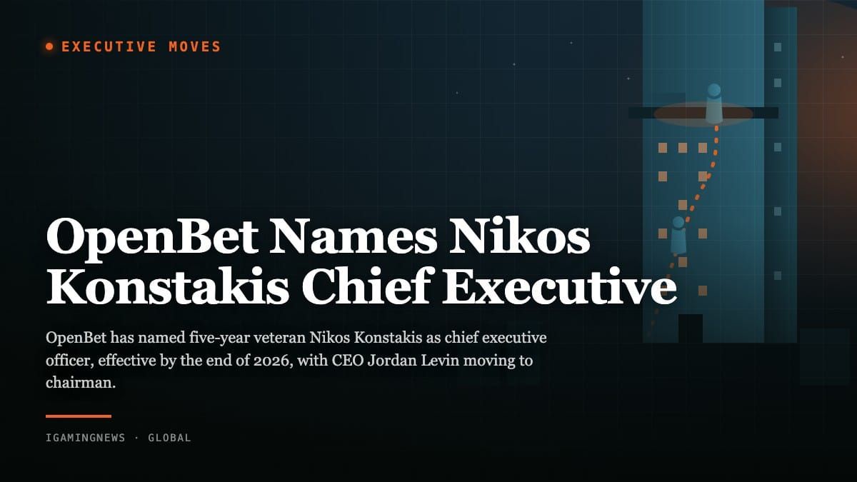 OpenBet Names Nikos Konstakis Chief Executive