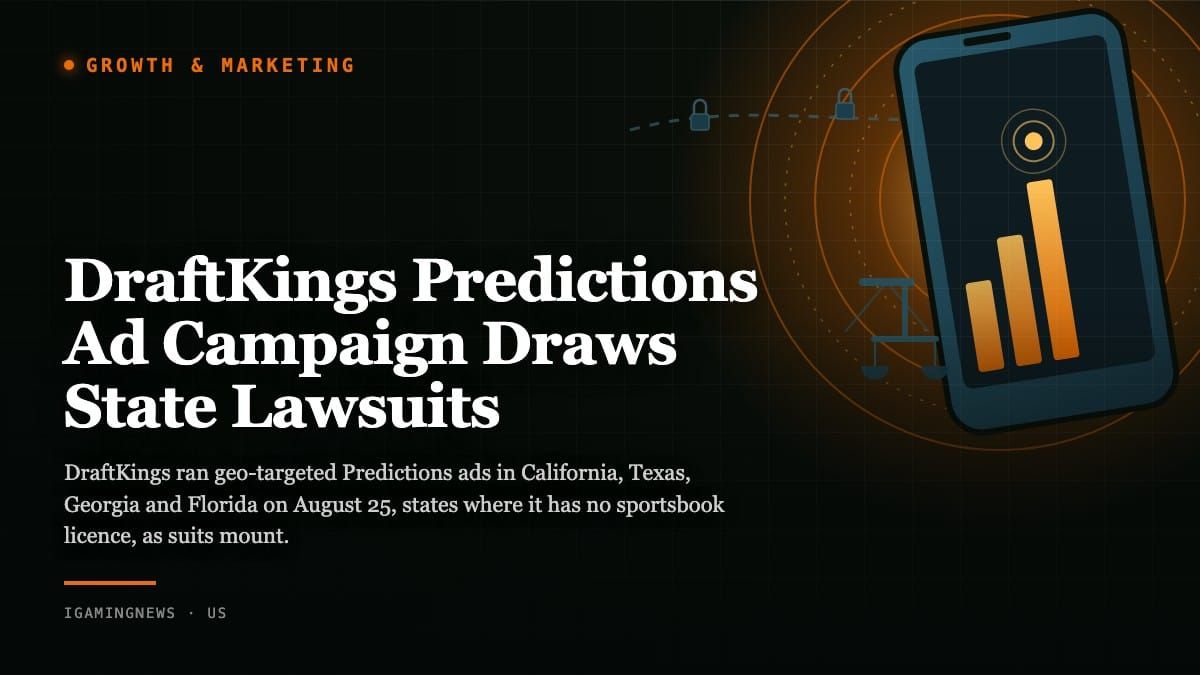 DraftKings Predictions Ad Campaign Draws State Lawsuits