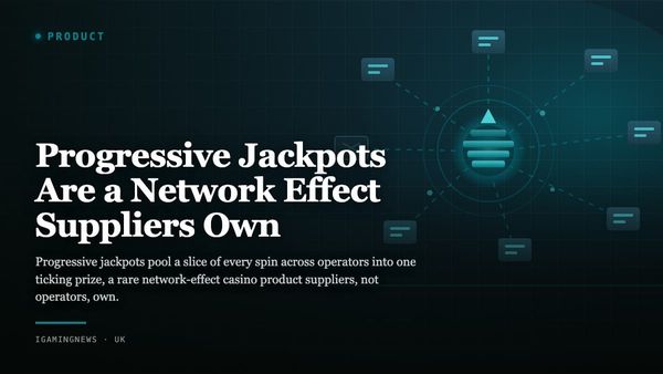 Progressive Jackpots Are a Network Effect Suppliers Own