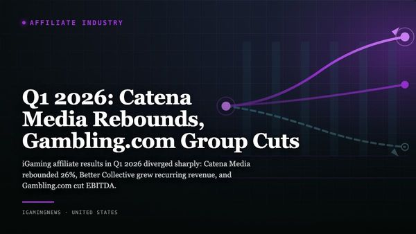 Q1 2026: Catena Media Rebounds, Gambling.com Group Cuts