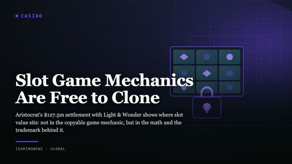 Slot Game Mechanics Are Free to Clone