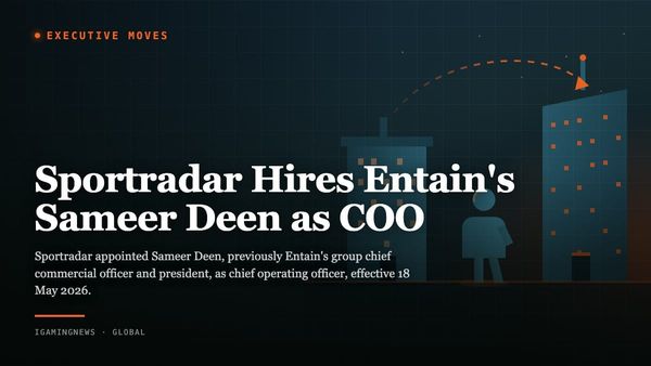 Sportradar Hires Entain's Sameer Deen as COO