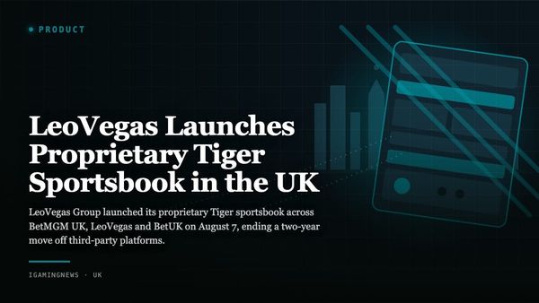 LeoVegas Launches Proprietary Tiger Sportsbook in the UK