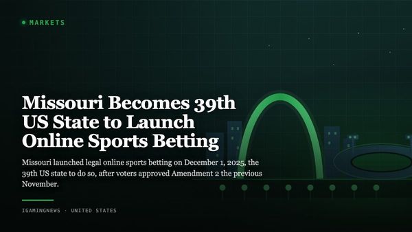 Missouri Becomes 39th US State to Launch Online Sports Betting