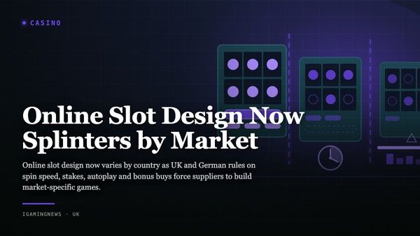 Online Slot Design Now Splinters by Market