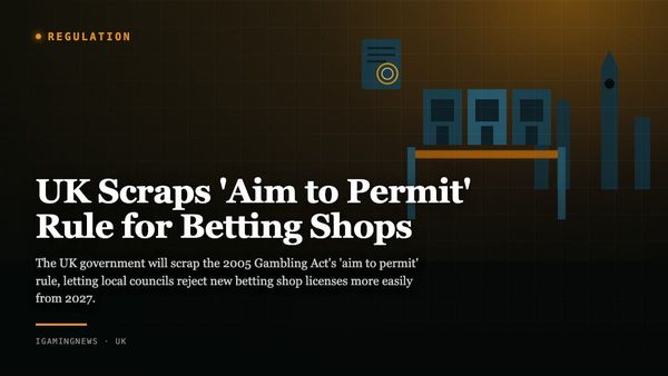 UK Scraps 'Aim to Permit' Rule for Betting Shops