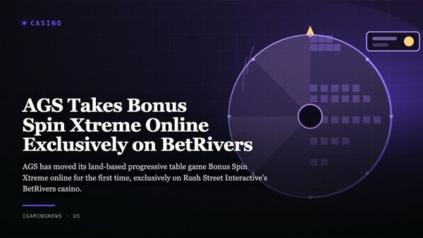 AGS Takes Bonus Spin Xtreme Online Exclusively on BetRivers