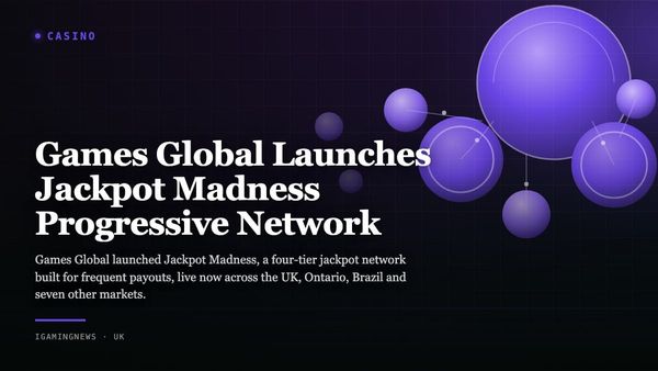 Games Global Launches Jackpot Madness Progressive Network