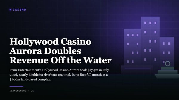 Hollywood Casino Aurora Doubles Revenue Off the Water