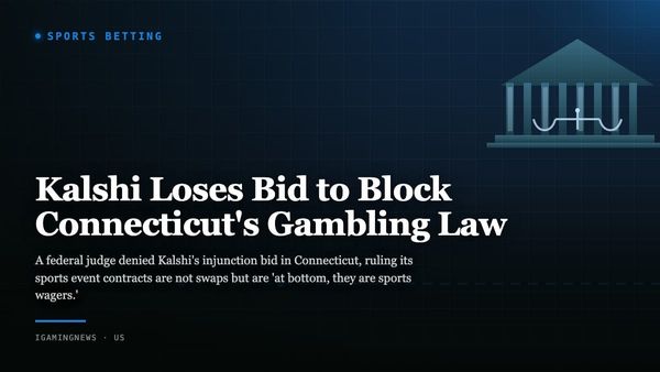 Kalshi Loses Bid to Block Connecticut's Gambling Law