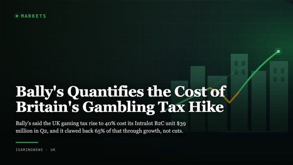 Bally's Quantifies the Cost of Britain's Gambling Tax Hike