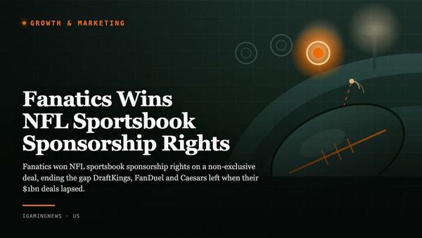 Fanatics Wins NFL Sportsbook Sponsorship Rights