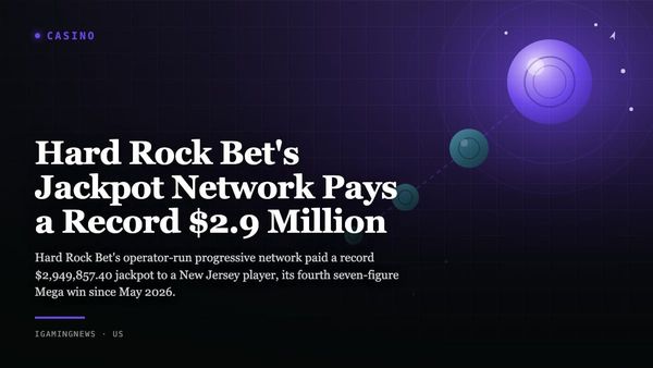 Hard Rock Bet's Jackpot Network Pays a Record $2.9 Million