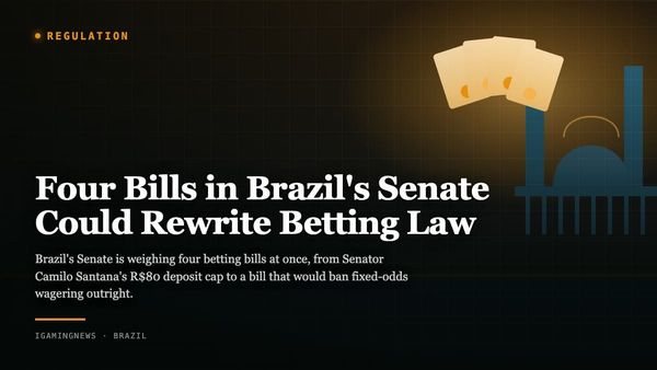 Four Bills in Brazil's Senate Could Rewrite Betting Law
