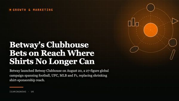 Betway's Clubhouse Bets on Reach Where Shirts No Longer Can