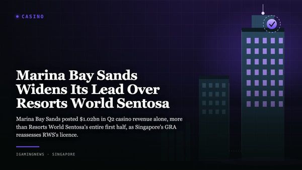 Marina Bay Sands Widens Its Lead Over Resorts World Sentosa